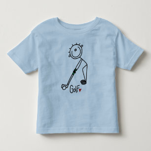 T-shirts et cadeaux de golf pour figure à bâton de