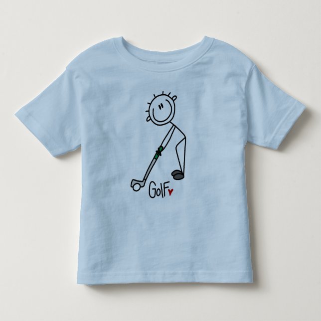 T-shirts et cadeaux de golf pour figure à bâton de (Devant)