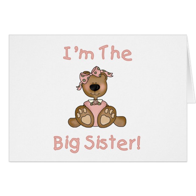 T-shirts et cadeaux de grande soeur d'ours de (Devant horizontal)