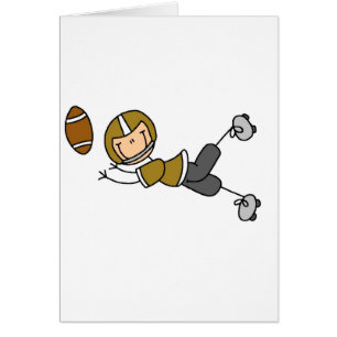 T-shirts et cadeaux de joueur de football d'or