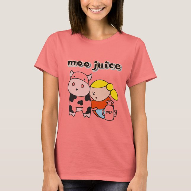 T-shirts et cadeaux de jus de MOO (Devant)