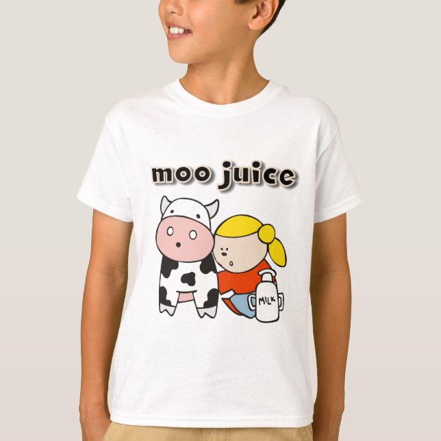 T-shirts et cadeaux de jus de MOO (Devant)