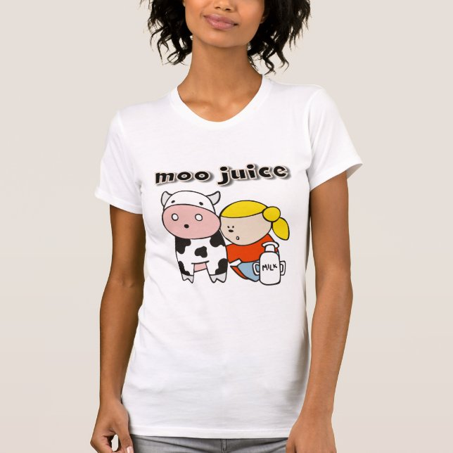 T-shirts et cadeaux de jus de MOO (Devant)