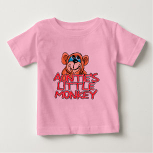 T-shirts et cadeaux de la petite singe de la tante