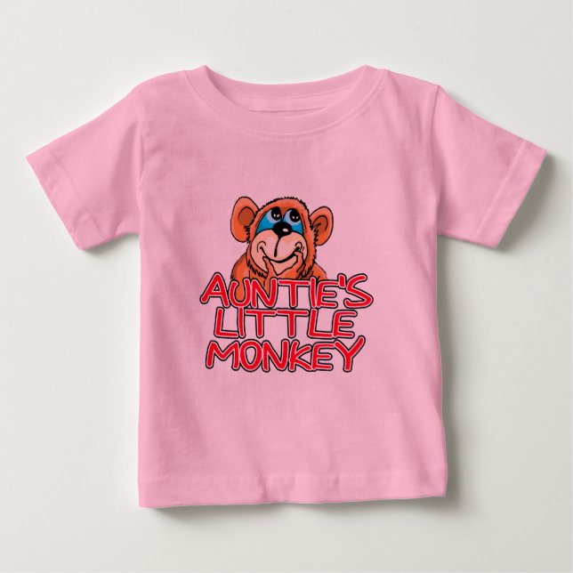 T-shirts et cadeaux de la petite singe de la tante (Devant)