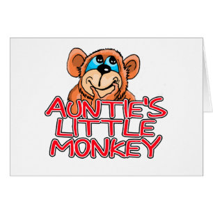 T-shirts et cadeaux de la petite singe de la tante