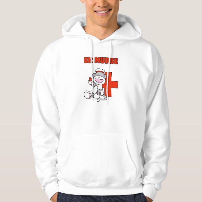 T-shirts et cadeaux de l'infirmière de singe de ch (Devant)