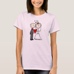 T-shirts et cadeaux de mariage Couple I Do