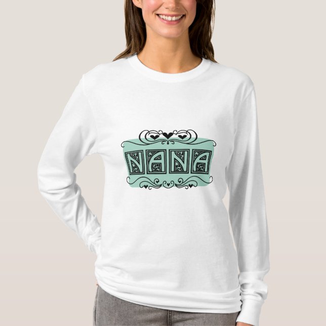 T-shirts et cadeaux de Nana de plaque signalétique (Devant)