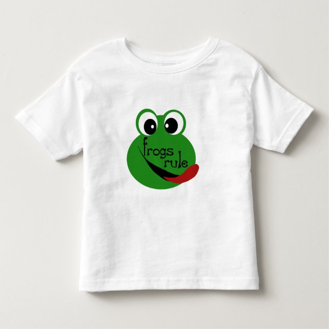 T-shirts et cadeaux de règle de grenouilles (Devant)
