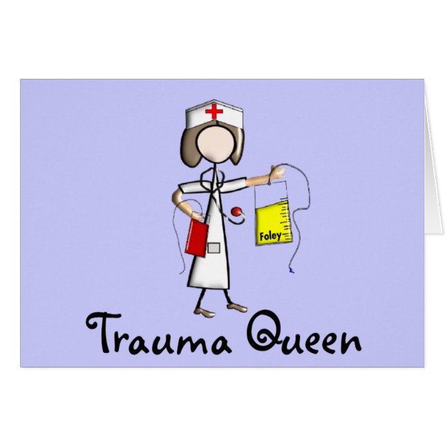 T-shirts et cadeaux de "reine de traumatisme" (Devant horizontal)