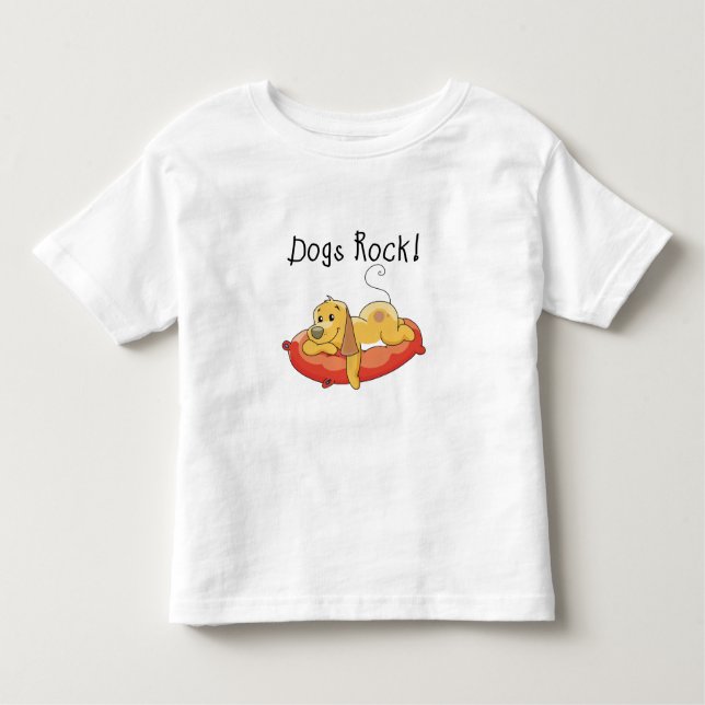 T-shirts et cadeaux de roche de chiens (Devant)