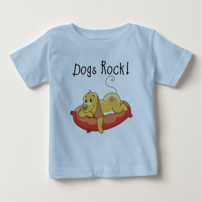 T-shirts et cadeaux de roche de chiens (Devant)