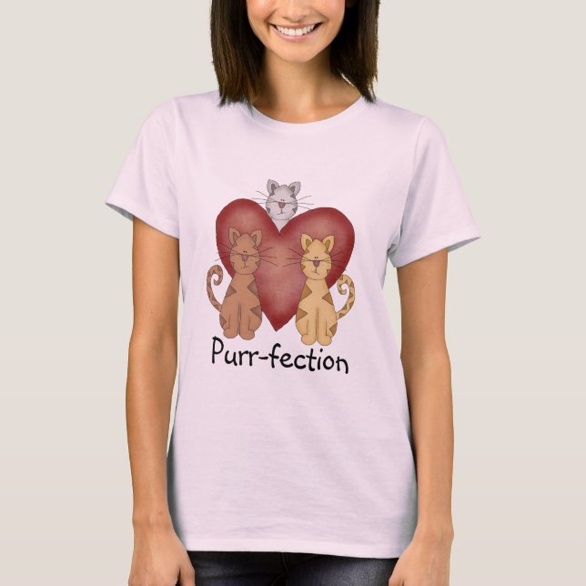 T-shirts et cadeaux de Ronronnement-fection de (Devant)