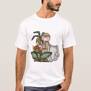 T-shirts et cadeaux de safari de jungle de garçons