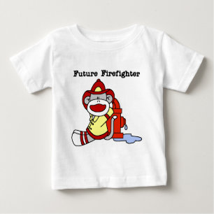 T-shirts et cadeaux de sapeur-pompier de singe de