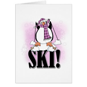 T-shirts et cadeaux de ski de pingouin
