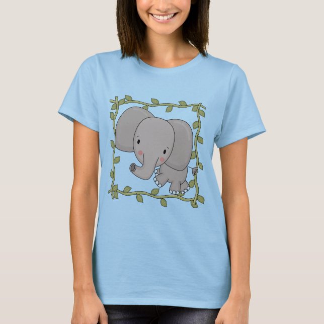 T-shirts et cadeaux d'éléphant de bébé (Devant)
