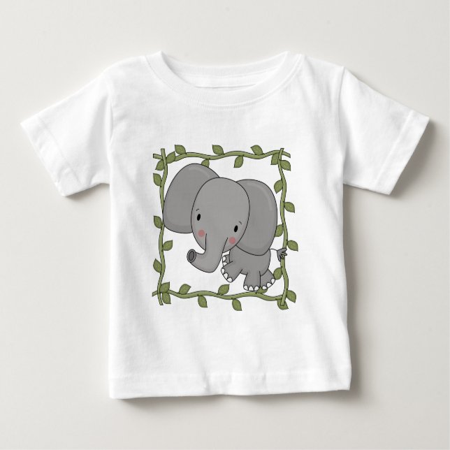 T-shirts et cadeaux d'éléphant de bébé (Devant)