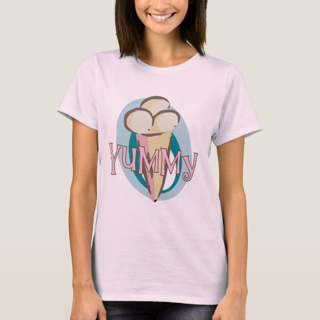 T-shirts et cadeaux délicieux de crème glacée (Devant)
