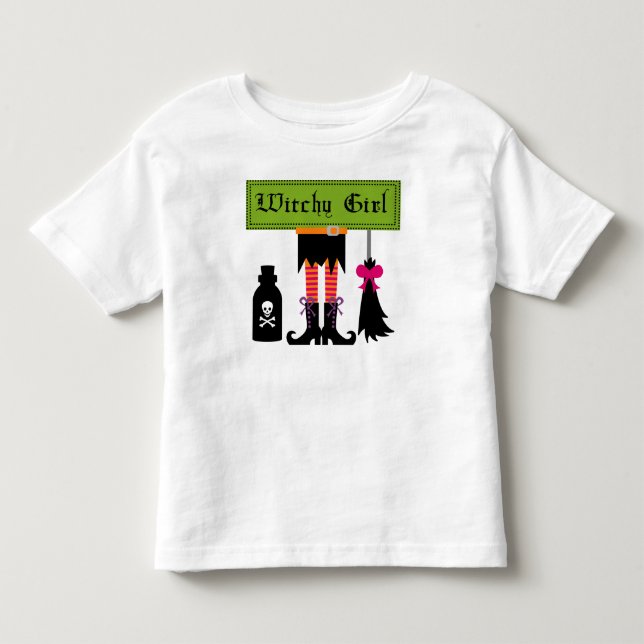 T-shirts et cadeaux d'Halloween Witchy Girl (Devant)