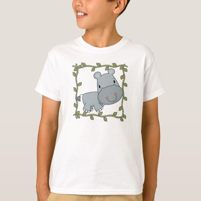 T-shirts et cadeaux d'hippopotame de bébé (Devant)