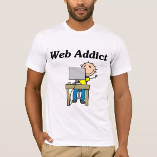 T-shirts et cadeaux d'intoxiqué de Web
