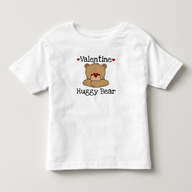 T-shirts et cadeaux d'ours de Valentine Huggy (Devant)