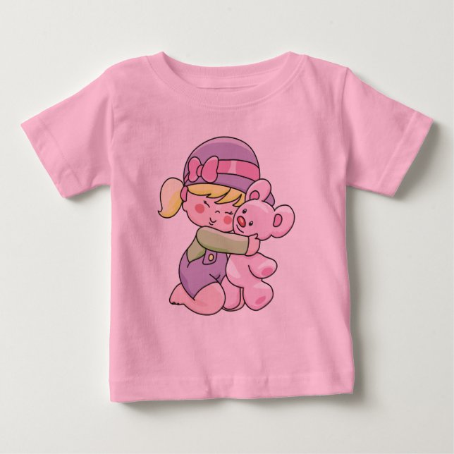 T-shirts et cadeaux d'ours pour filles (Devant)