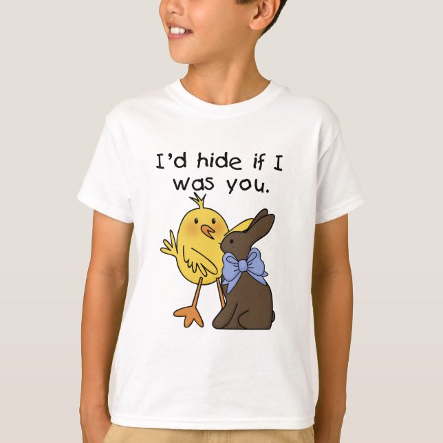 T-shirts et cadeaux drôles de Pâques de lapin de (Devant)
