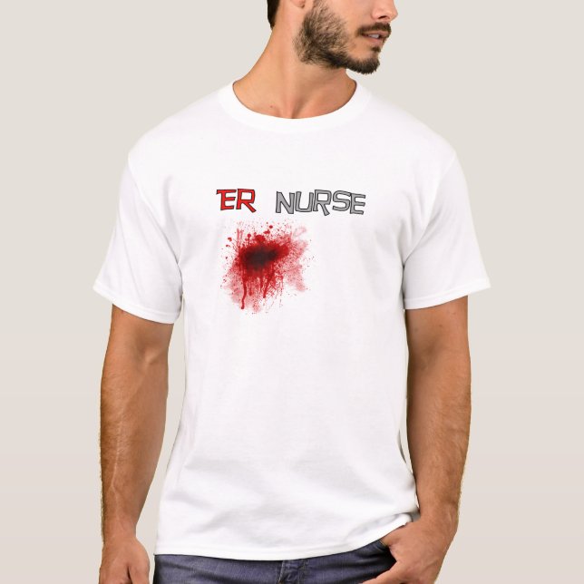 T-shirts et cadeaux drôles d'infirmière d'ER (Devant)