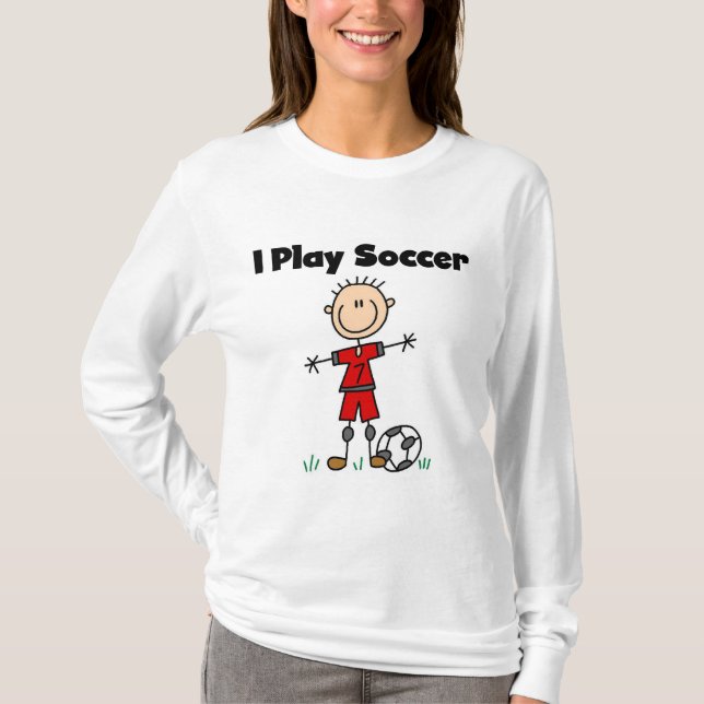T-shirts et cadeaux du football de jeu du garçon I (Devant)