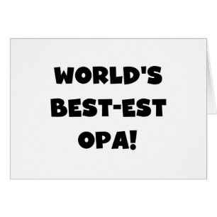 T-shirts et cadeaux du meilleur opa Black Text au