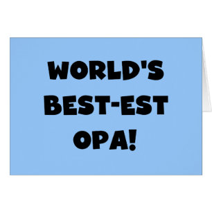 T-shirts et cadeaux du meilleur opa Black Text au