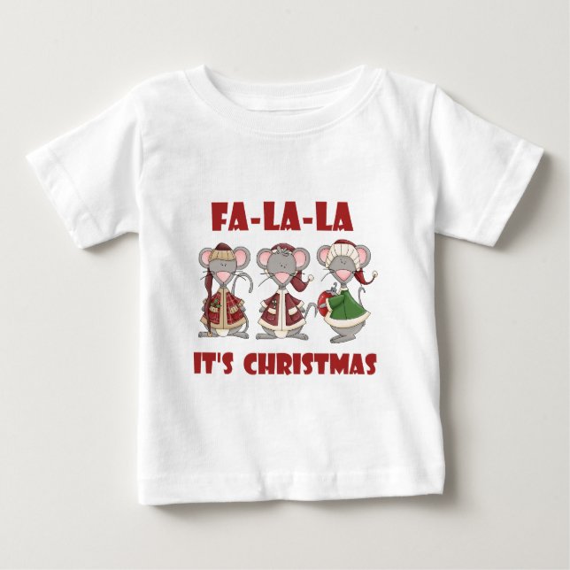 T-shirts et cadeaux Fa La Christmas (Devant)