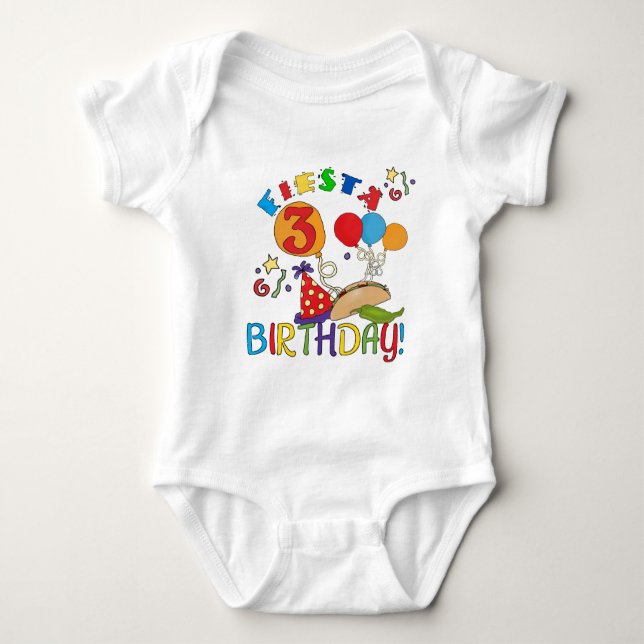 T-shirts et cadeaux Fiesta 3e anniversaire (Devant)