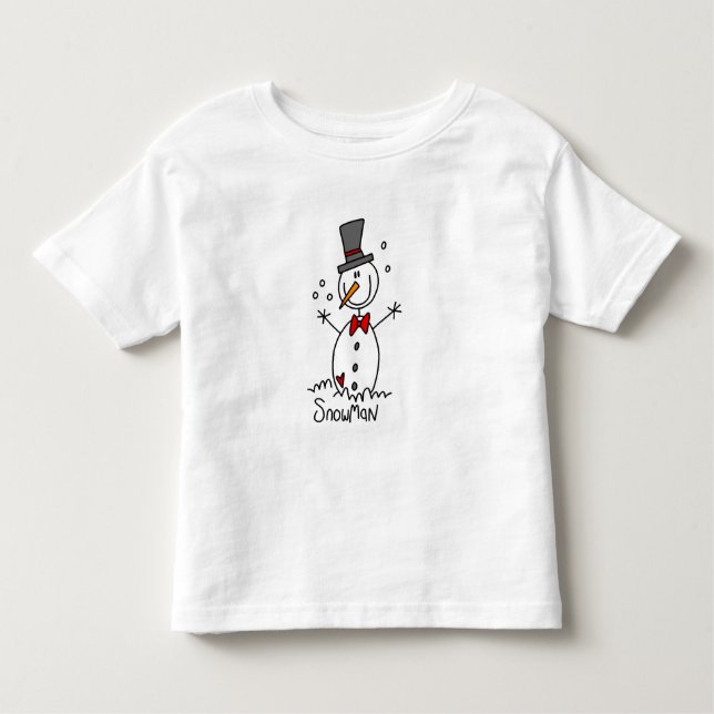 T-shirts et cadeaux Holiday Snowman (Devant)