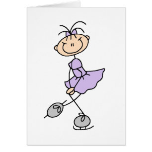 T-shirts et cadeaux lilas de patineur artistique