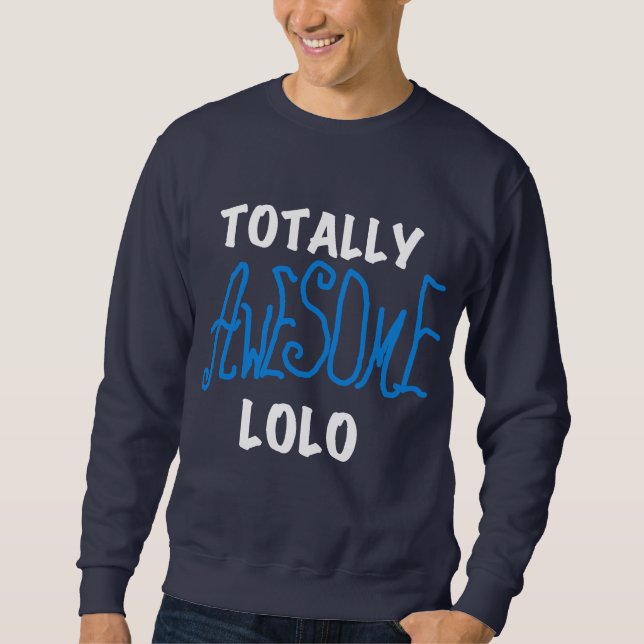 T-shirts et cadeaux Lolo bleu absolument géniaux (Devant)