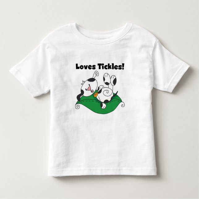 T-shirts et cadeaux Loves Tickles (Devant)