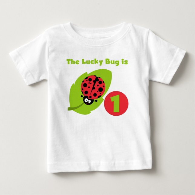 T-shirts et cadeaux Lucky Bug 1er anniversaire (Devant)