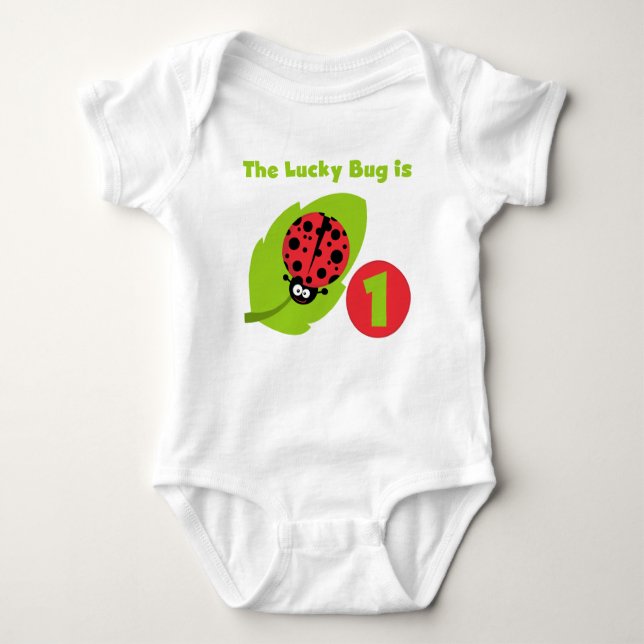 T-shirts et cadeaux Lucky Bug 1er anniversaire (Devant)