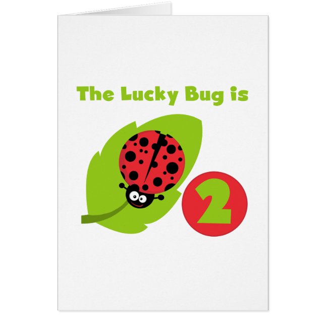 T-shirts et cadeaux Lucky Bug 2e anniversaire (Devant)