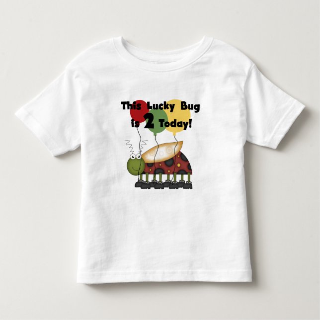 T-shirts et cadeaux Lucky Bug 2e anniversaire (Devant)