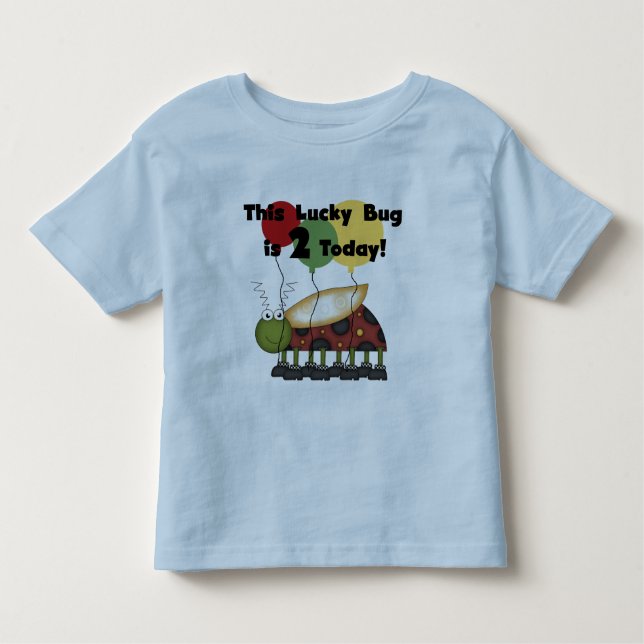 T-shirts et cadeaux Lucky Bug 2e anniversaire (Devant)