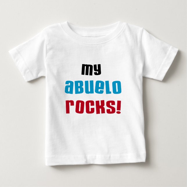 T-shirts et cadeaux My Abuelo Rocks (Devant)