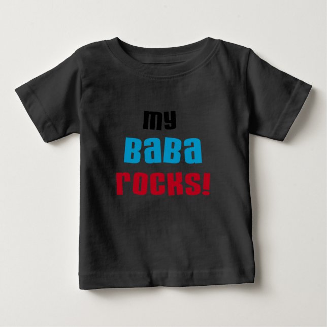 T-shirts et cadeaux My Baba Rocks (Devant)