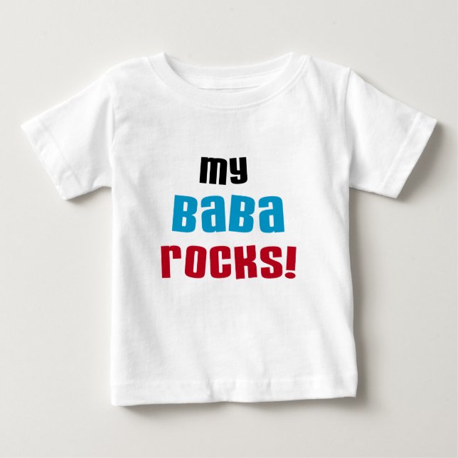 T-shirts et cadeaux My Baba Rocks (Devant)