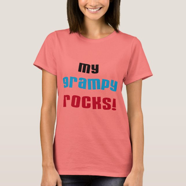 T-shirts et cadeaux My Grampy Rocks (Devant)