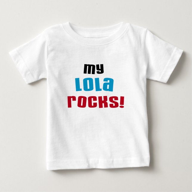 T-shirts et cadeaux My Lola Rocks (Devant)